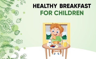 Healthy breakfast for children 